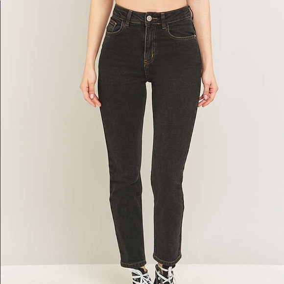 BDG High Rise Cropped Girlfriend Jeans - Picture 1 of 6